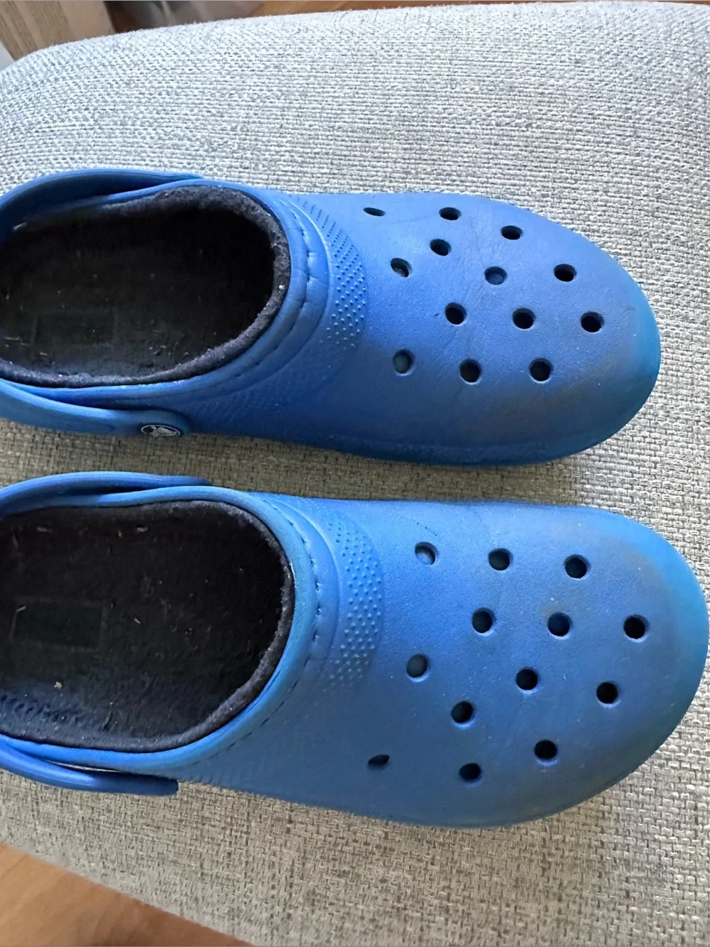 Boys Crocs Lined Blue Shoes